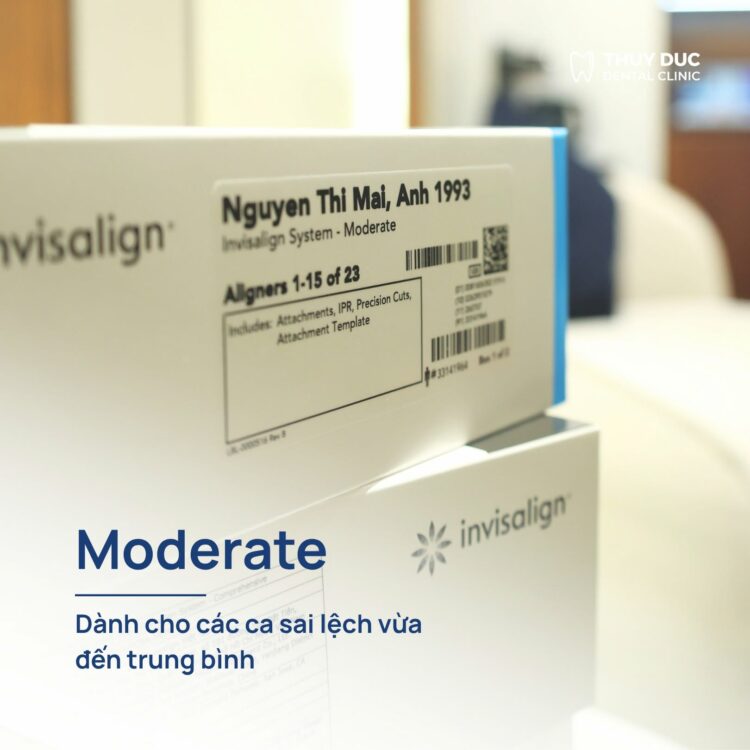 2.3. Gói niềng răng Invisalign Moderate 1