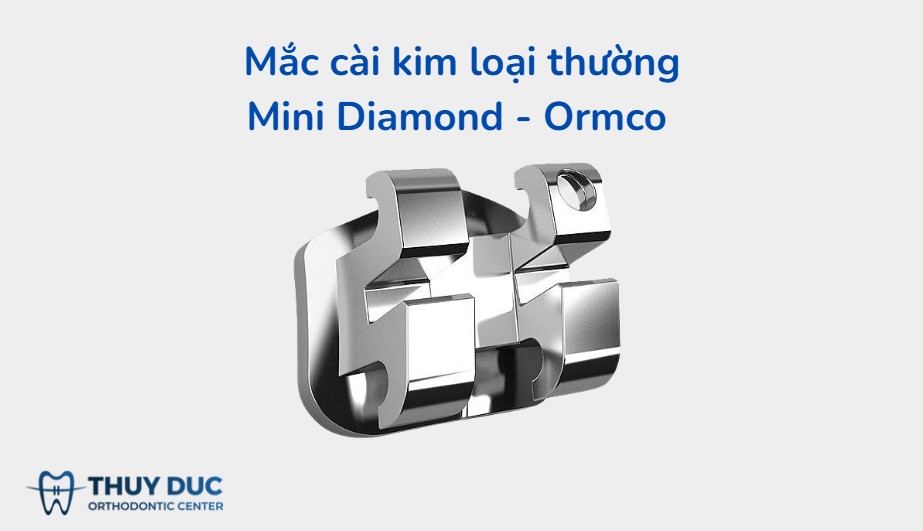 1. Mini Diamond - Mắc cài kim loại truyền thống cao cấp 1