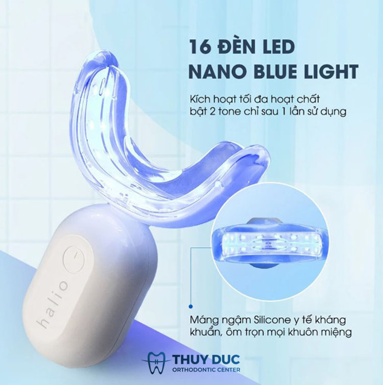 1. Máy tẩy trắng răng Halio Blue Light Professional Teeth Whitening Enhancer 1
