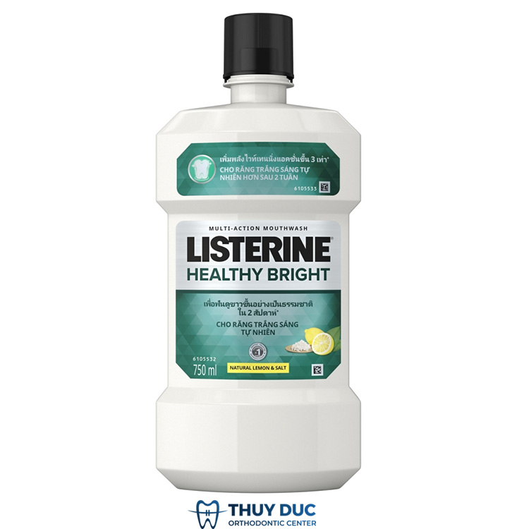 6. Nước súc miệng Listerine Healthy Bright 1