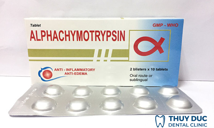Thuốc chống phù nề Alphachymotrypsin 1