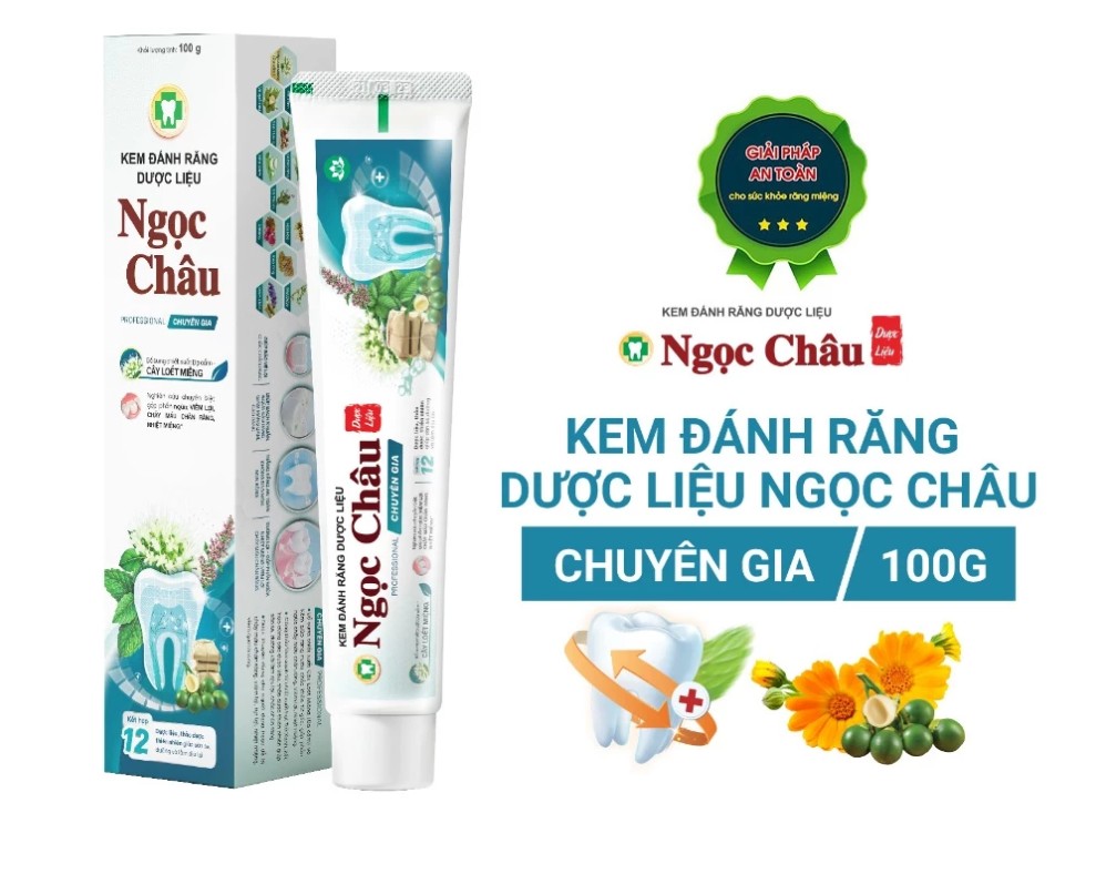 8. Kem đánh răng dược liệu Ngọc Châu 1