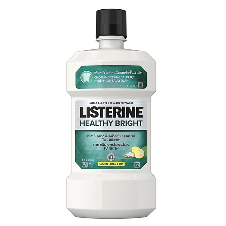 Nước súc miệng Listerine Healthy Bright 1