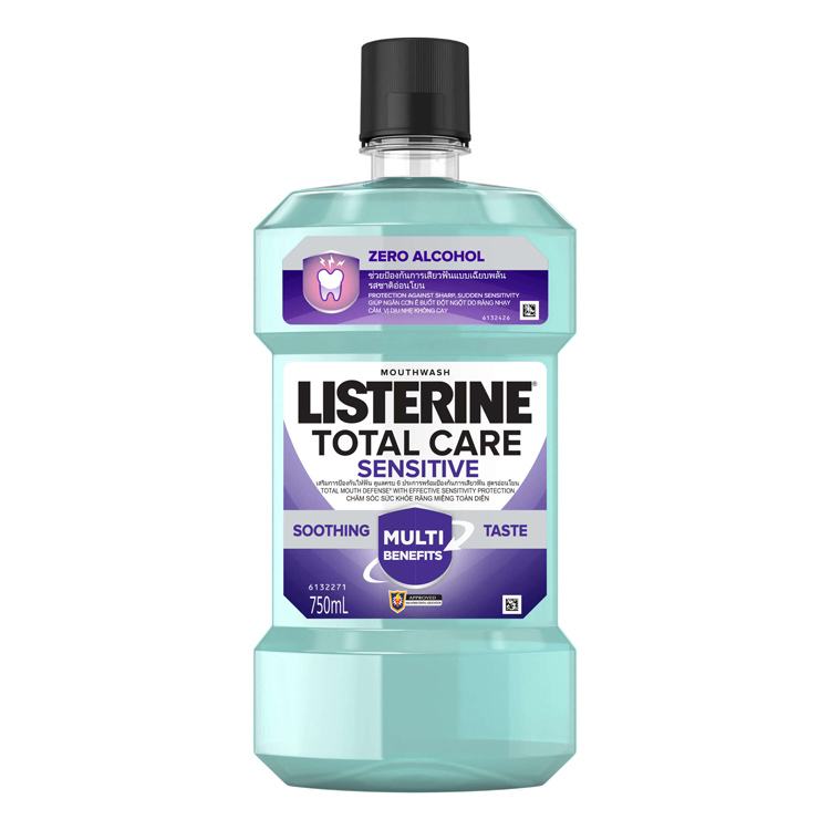 Nước súc miệng Listerine Total Care Sensitive 1