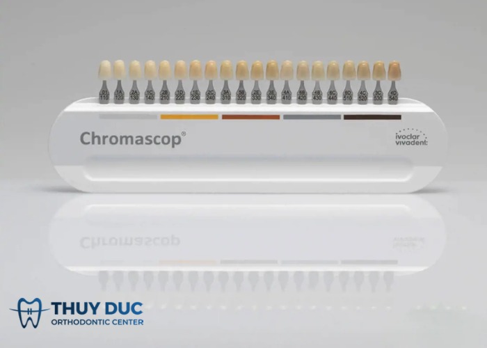 Bảng màu răng chuẩn sứ Chromascop 1