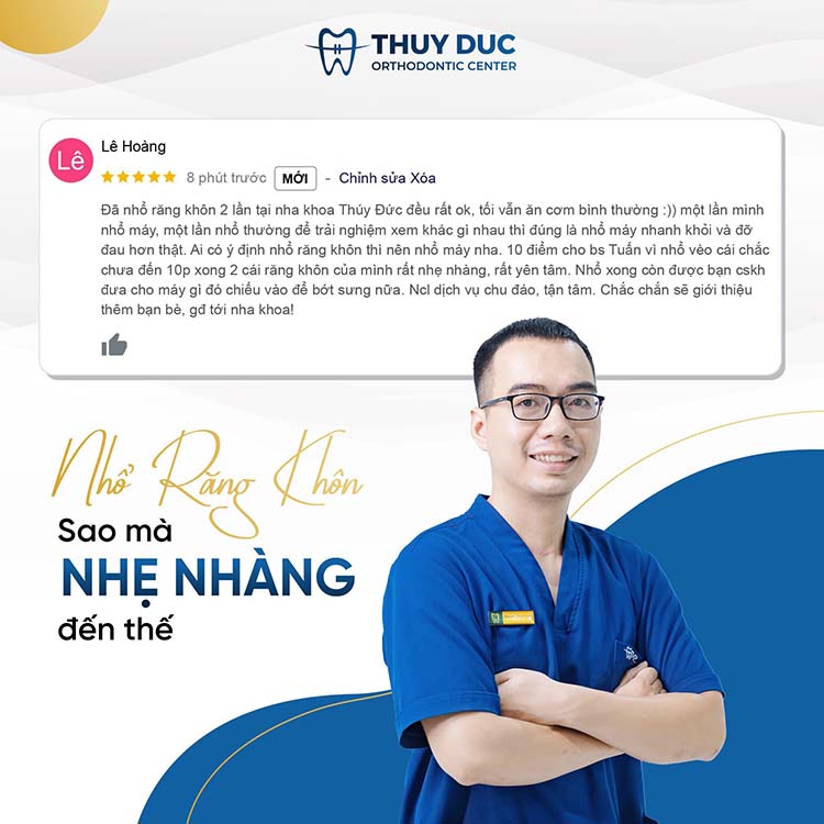 Nhổ 2 răng khôn cùng lúc tại Nha khoa Thúy Đức 1
