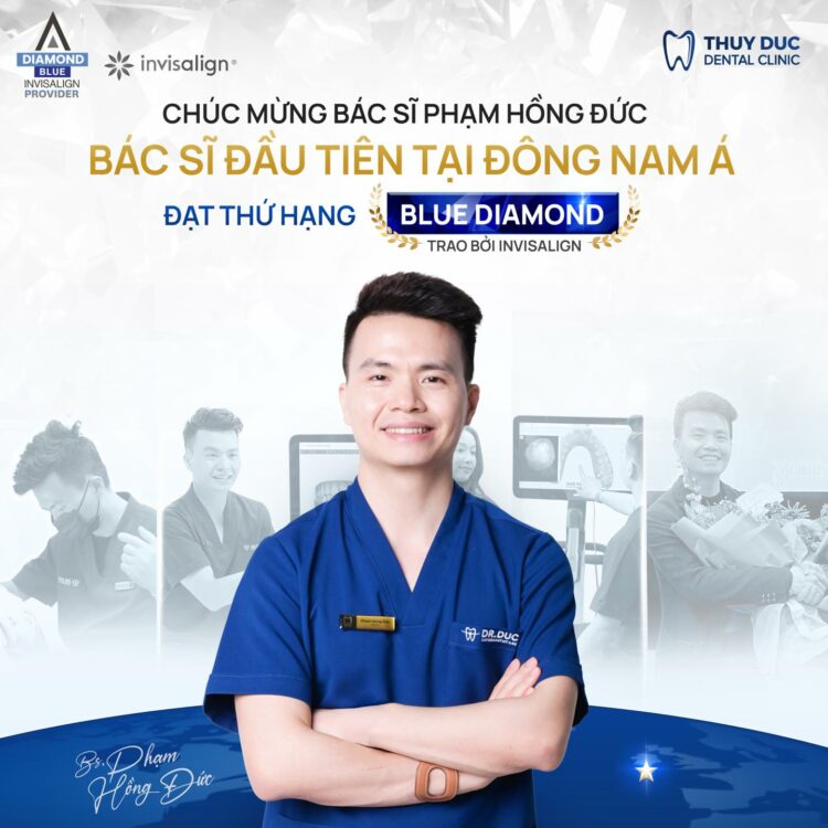 💎 CHÚC MỪNG BS.PHẠM HỒNG ĐỨC - BÁC SĨ ĐẦU TIÊN TRONG LỊCH SỬ INVISALIGN ĐẠT DANH HIỆU BLUE DIAMOND TẠI ĐÔNG NAM Á 1