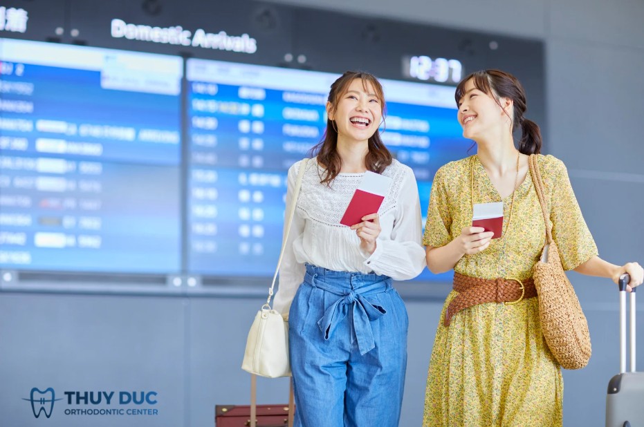 1. Niềng răng có ảnh hưởng đến việc đi máy bay không? 1