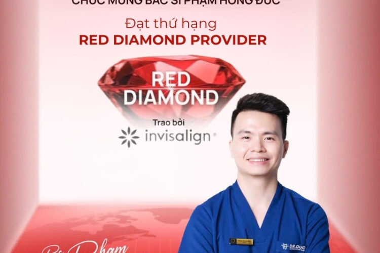 Bs. Phạm Hồng Đức – bác sĩ  đạt Red Diamond Invisalign Provider 2024