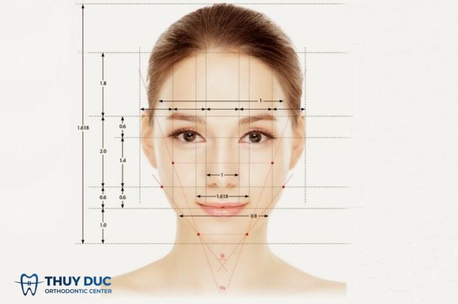 6. Dấu hiệu nhận biết một khuôn mặt đạt tỷ lệ vàng 1