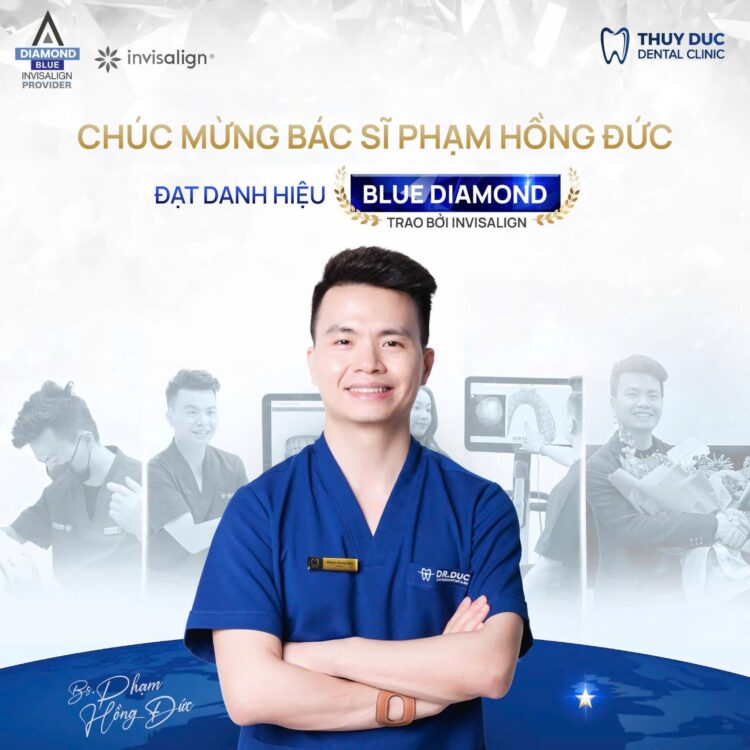 Chúc mừng Bác sĩ Phạm Hồng Đức với danh hiệu Blue Diamond Invisalign 2025 1 Chúc mừng Bác sĩ Phạm Hồng Đức với danh hiệu Blue Diamond Invisalign 2025 1