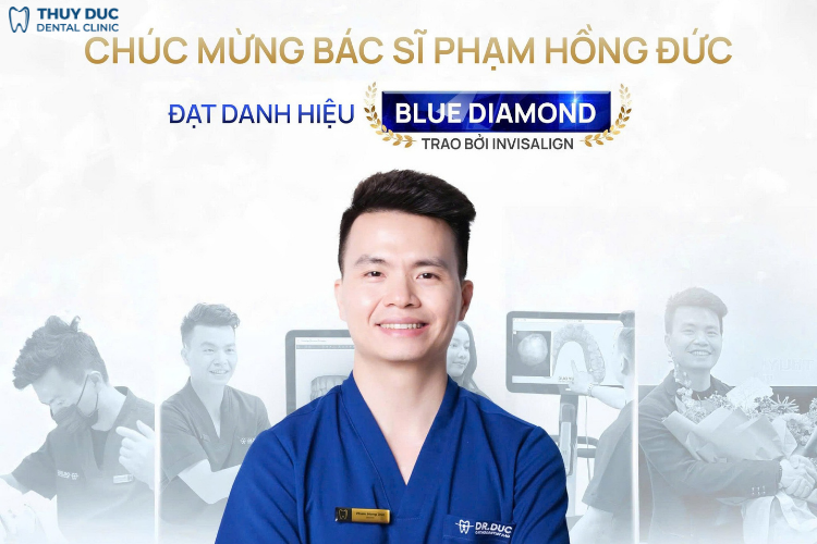 Chúc mừng Bác sĩ Phạm Hồng Đức với danh hiệu Blue Diamond Invisalign 2025