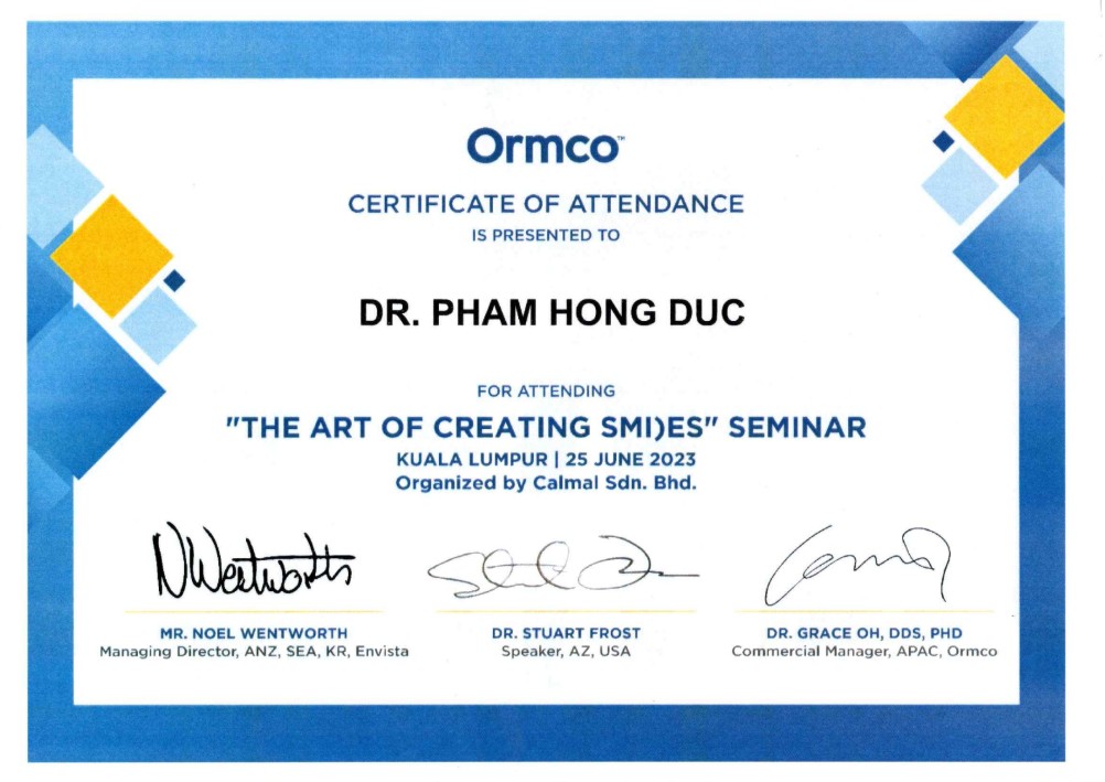 BS Đức tham dự Invisalign Mastery Club 2024