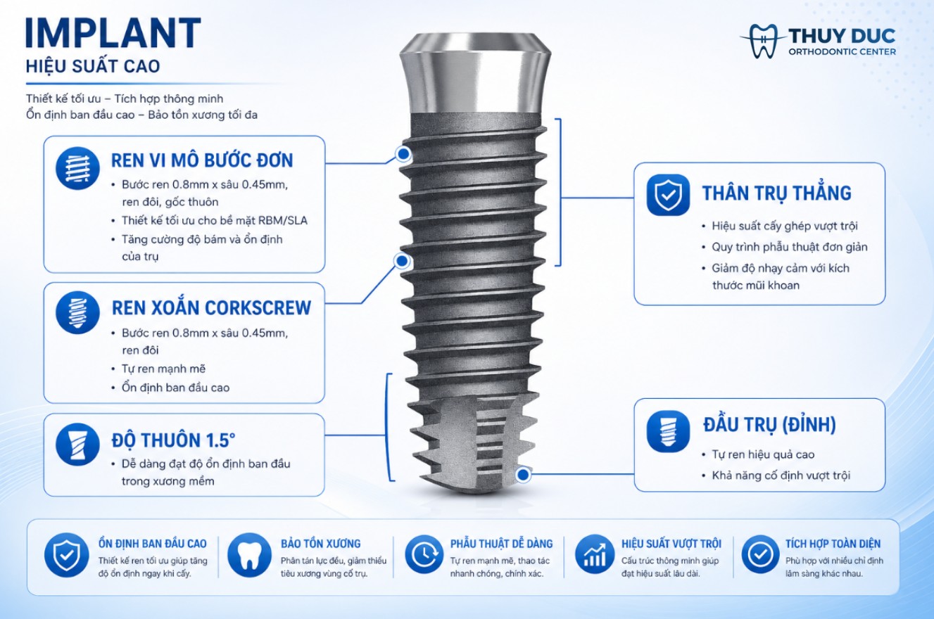 3.2. Implant Biotem IR 1