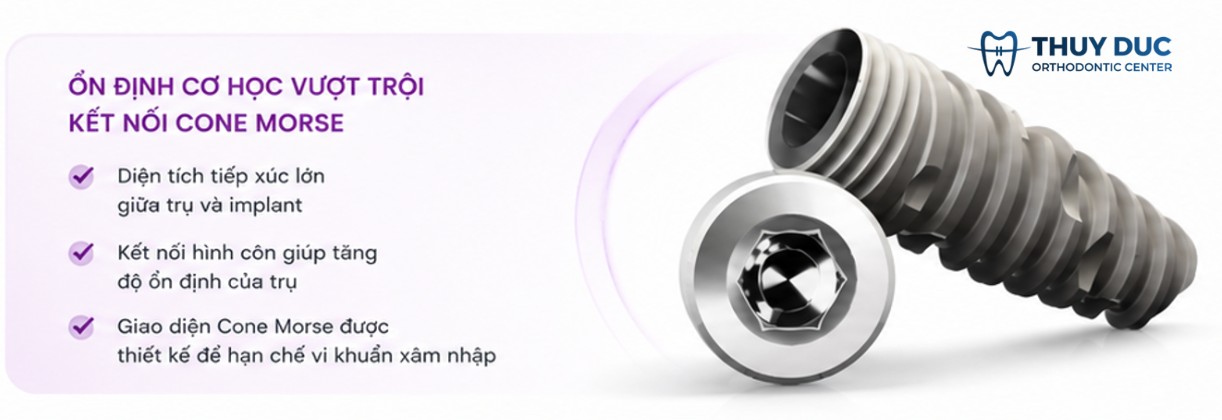 7. Ưu điểm của trụ Implant Neodent 1