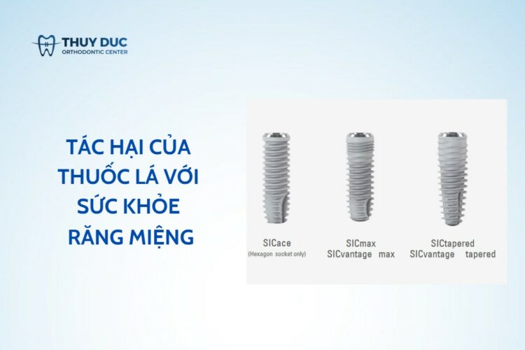 Tác hại của thuốc lá đối với sức khỏe răng miệng